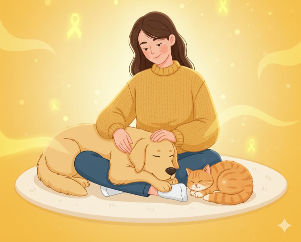 Setembro Amarelo: como cães e gatos podem ajudar na saúde mental e no bem-estar dos tutores 🐾💛